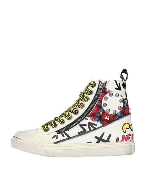 Trainers model 422P-903-19-P003CB in leather EMANUELLE VEE | 422P-903-19-P003CBBIANCO